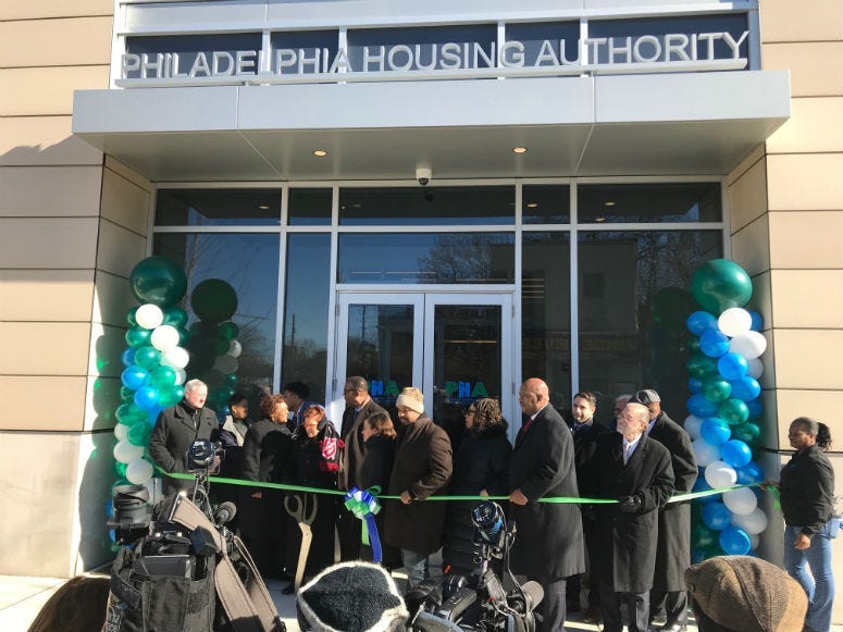The Philadelphia Housing Authority cut the ribbon on its new headquarters on Tuesday, marking a major milestone in a $600 million  investment in North Philadelphia, that is the centerpiece of community change. 