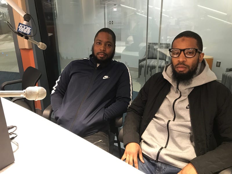 Jamaal Simmons (right) and his brother, Akeem. Jamaal was sentenced to 15 to 30 years behind bars in 2012 for a crime he says he didn't commit. A judge dropped the charges last month.