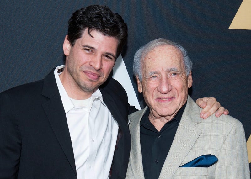 Mel Brooks and his son Max
