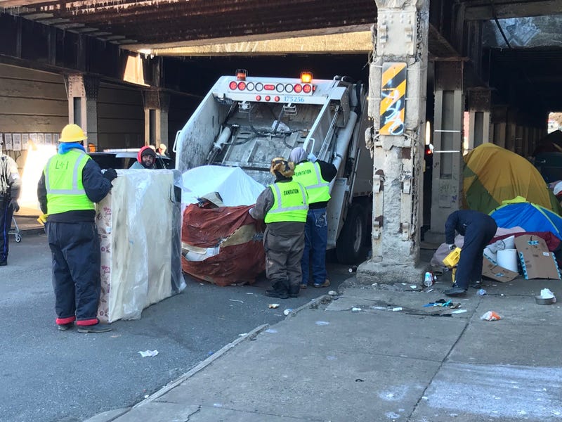 City officials shut down and cleaned out the last of four major homeless encampments in Kensington, known as Emerald City. 