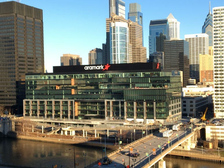 Aramark building.