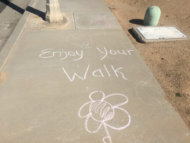 Sidewalk Chalk Art