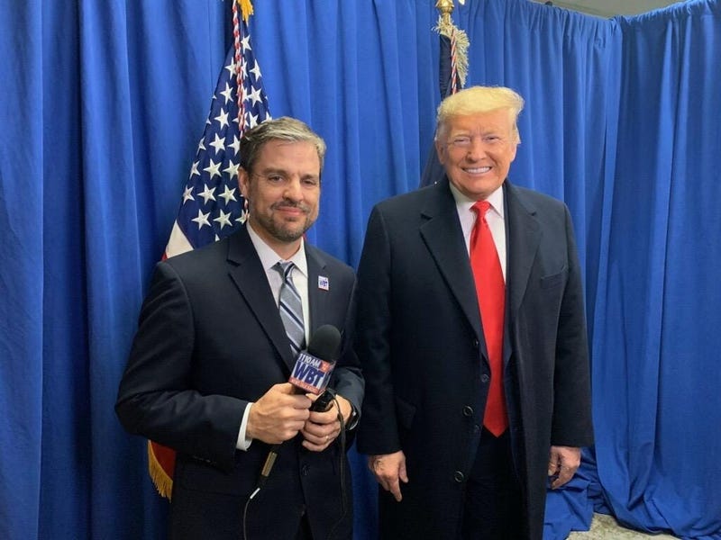 Bo Thompson with President Trump