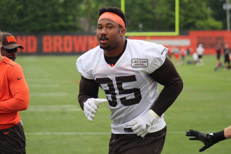 Browns defensive end Myles Garrett