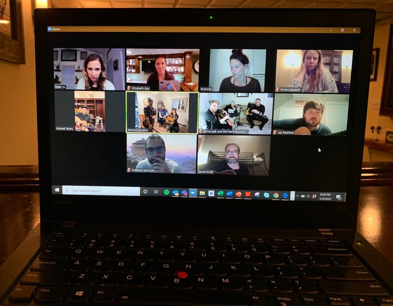 Rock the Room rehearsal