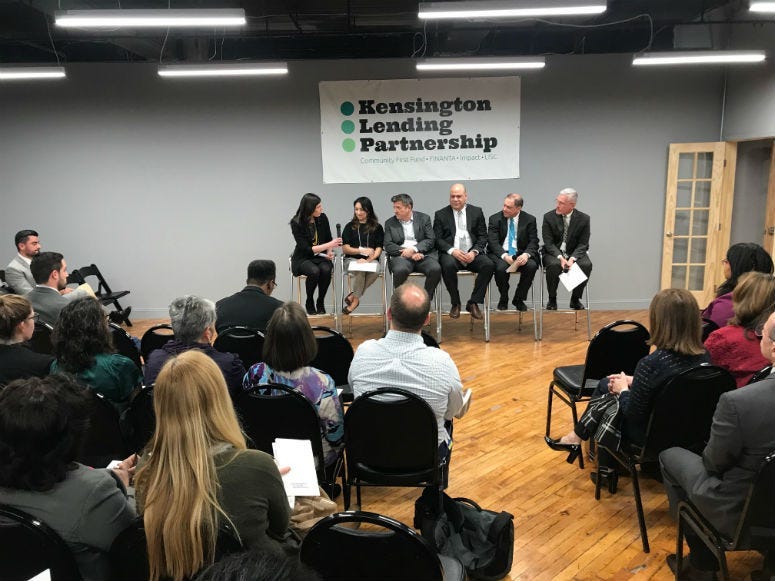 A new community partnership will help distribute $5 million worth of capital to underserved borrowers in the Kensington section of Philadelphia, with the goal of creating a resident-led revitalization effort.