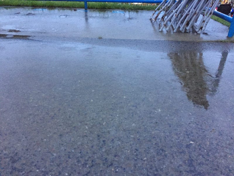Rain fall causing floodin