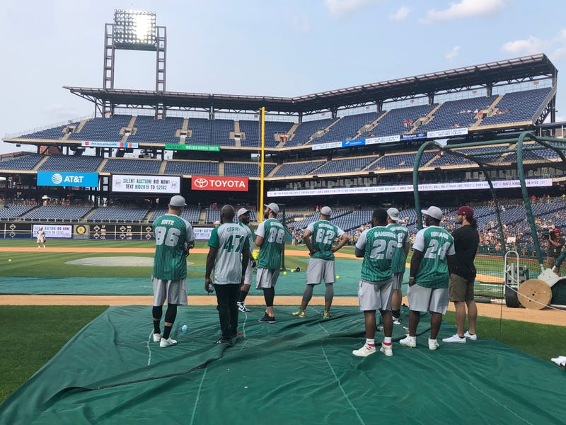 Carson Wentz's AO1 Foundation charity softball game.