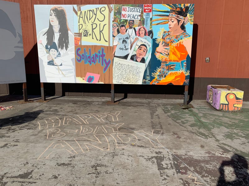 Santa Rosa Vigil for Andy Lopez, who was killed at 13-years-old by Sonoma County Sheriff Deputy in 2013, on June 2, 2020