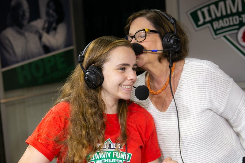 Hannah Packman, 19, acute lymphoblastic leukemia with Deborah Berk. 