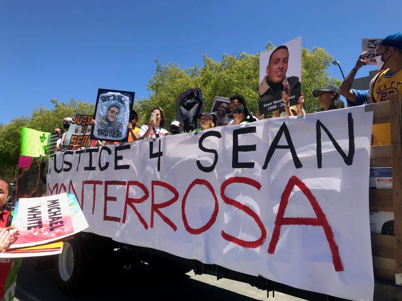 Protest in Vallejo for Sean Monterrosa, July 12, 2020