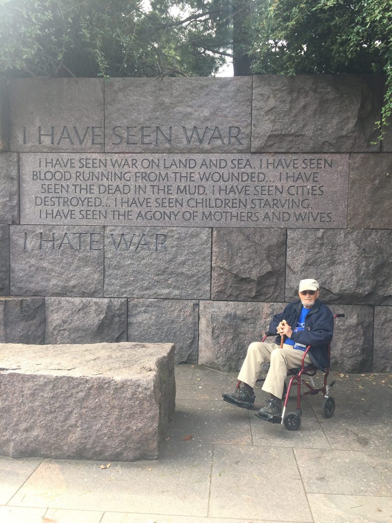 Jim Henderson at FDR Memorial