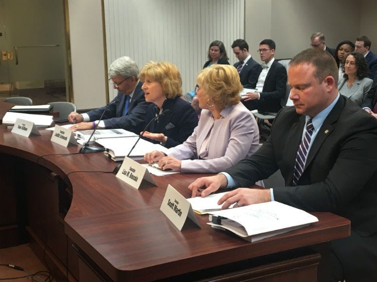 State senators, including Democrat Judy Schwank, spoke of momentum behind wide-ranging changes intended to make voting more convenient.