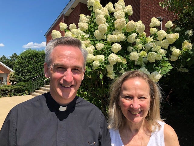Fr Stephen Fichter and Kathe Carson 