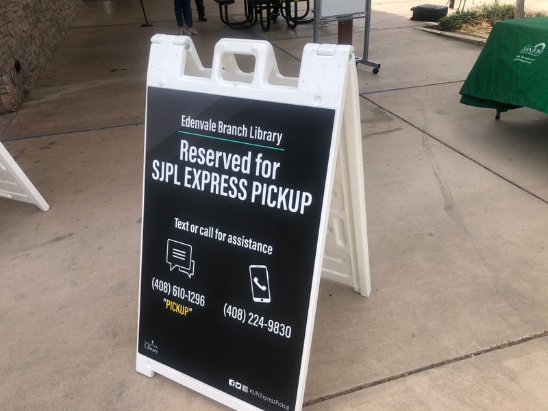San Jose Public Library Express Pickup, June 15, 2020