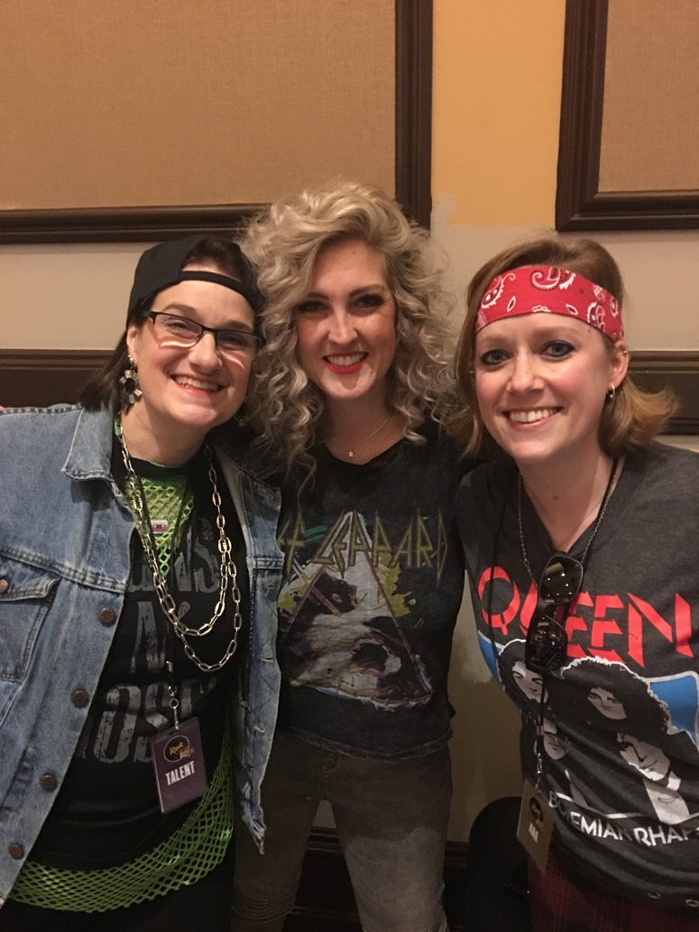 Cathy, Taryn, Robin - Live Day
