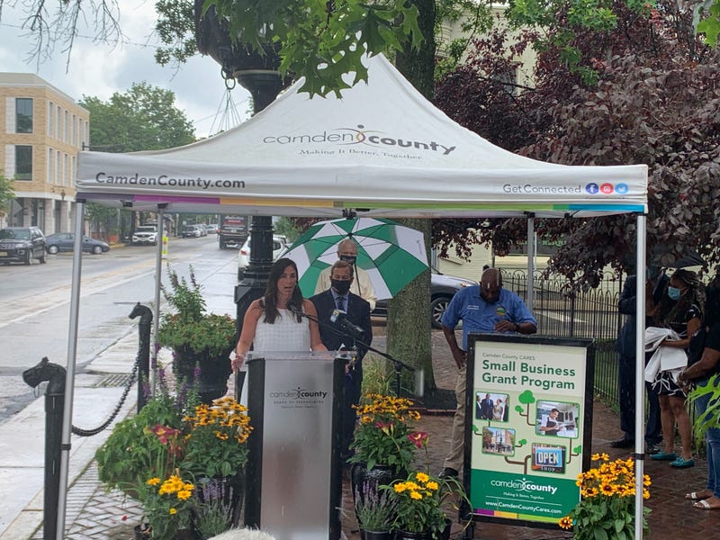 Christina Renna with the Southern New Jersey Chamber of Commerce speaking