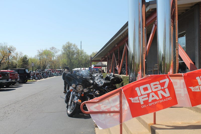 Chad Dukes and the 106.7 The Fan Street Team joins listeners at the Bull Run Harley Davidson in Manassas, VA.