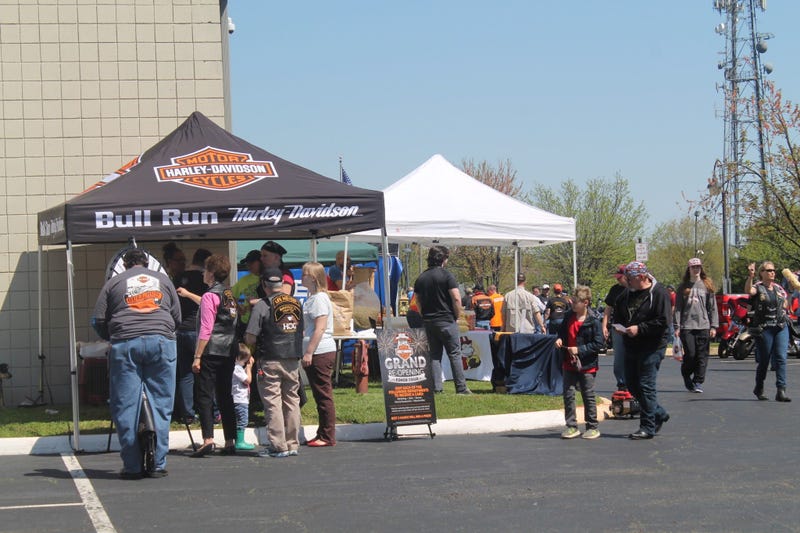Chad Dukes and the 106.7 The Fan Street Team joins listeners at the Bull Run Harley Davidson in Manassas, VA.