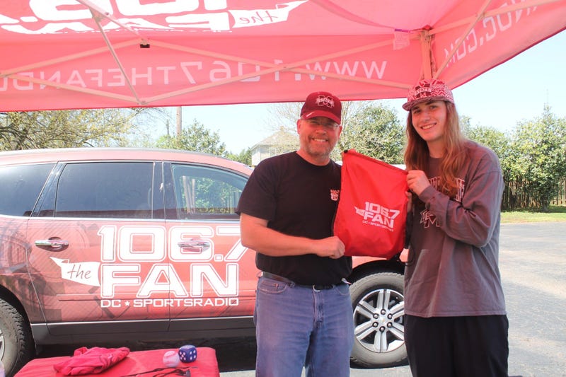 Chad Dukes and the 106.7 The Fan Street Team joins listeners at the Bull Run Harley Davidson in Manassas, VA.