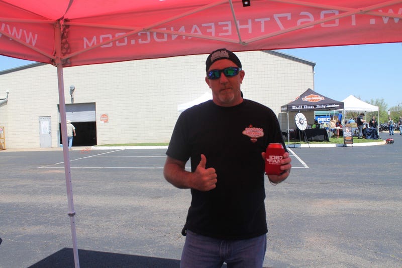 Chad Dukes and the 106.7 The Fan Street Team joins listeners at the Bull Run Harley Davidson in Manassas, VA.