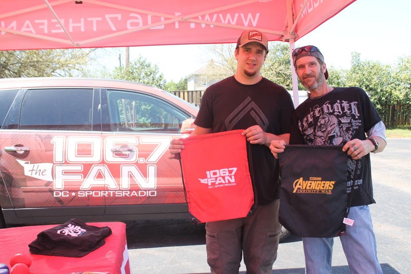 Chad Dukes and the 106.7 The Fan Street Team joins listeners at the Bull Run Harley Davidson in Manassas, VA.