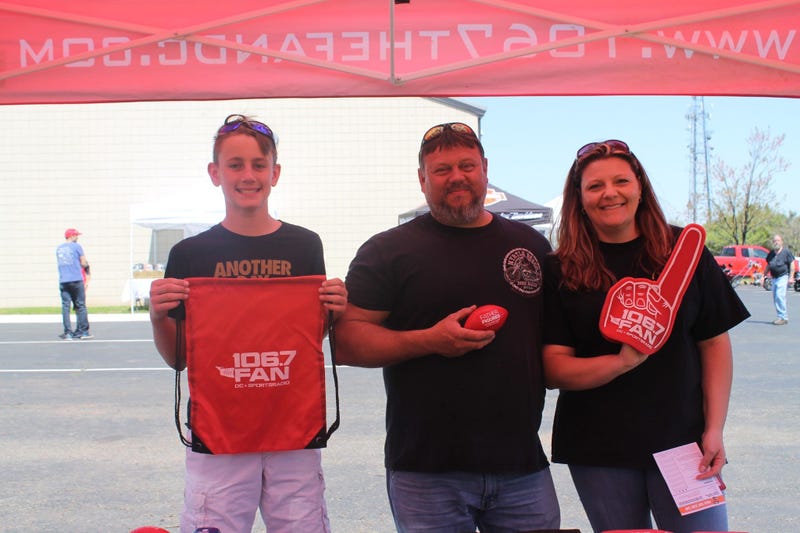 Chad Dukes and the 106.7 The Fan Street Team joins listeners at the Bull Run Harley Davidson in Manassas, VA.