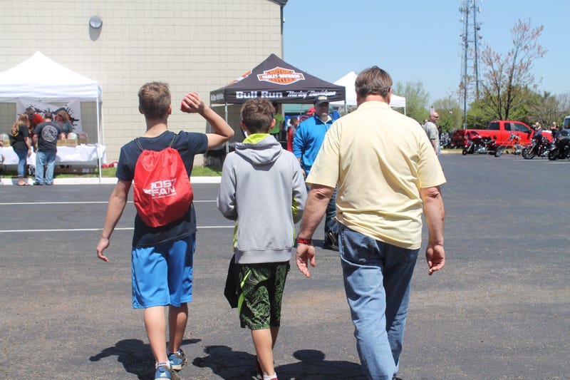 Chad Dukes and the 106.7 The Fan Street Team joins listeners at the Bull Run Harley Davidson in Manassas, VA.