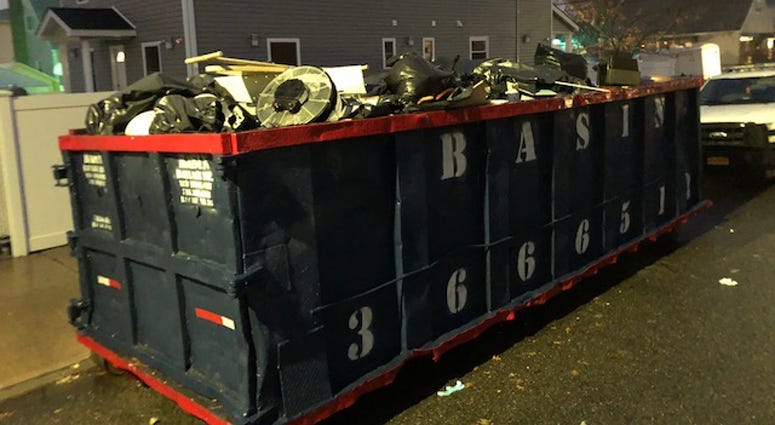 Sewage backup in Queens