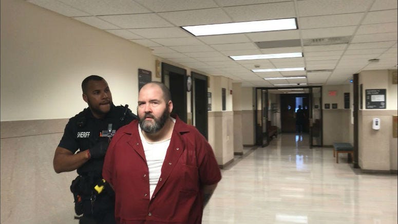 A 49-year-old Delaware County man is sentenced to 9 to 18 years in prison for illegally selling firearms outside a gun show in Montgomery County in February of last year, then pointing a loaded gun at police officers trying to arrest him.