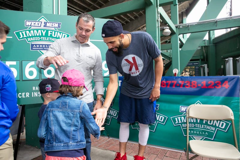 David Price with John Labrie and family.