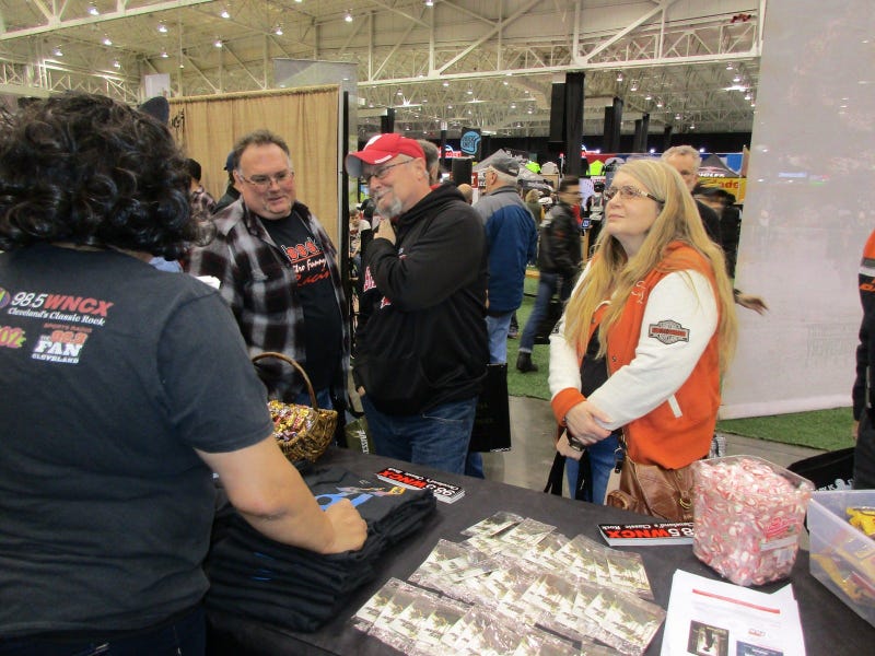 Paula Balish at Progressive International Motorcycle Show