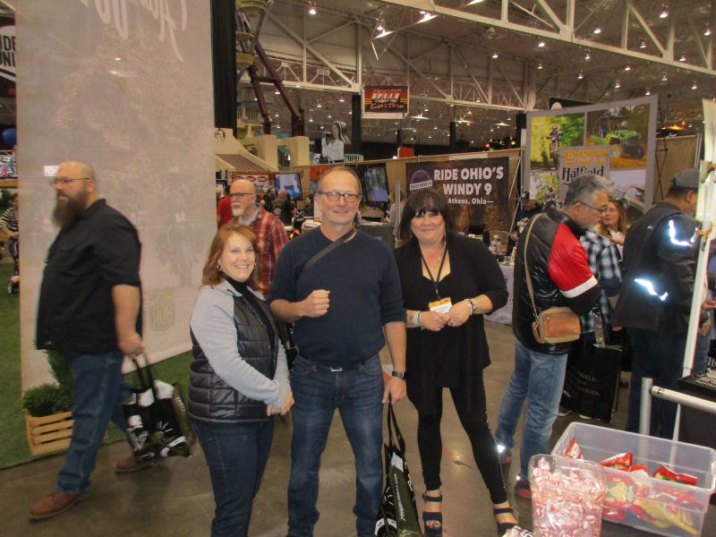 Paula Balish at Progressive International Motorcycle Show