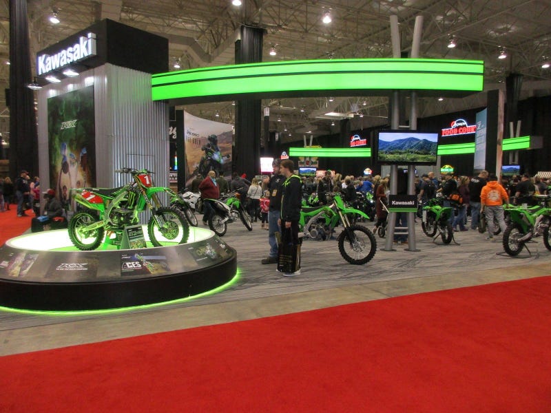 Paula Balish at Progressive International Motorcycle Show