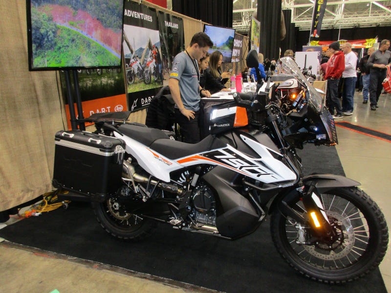 Paula Balish at Progressive International Motorcycle Show