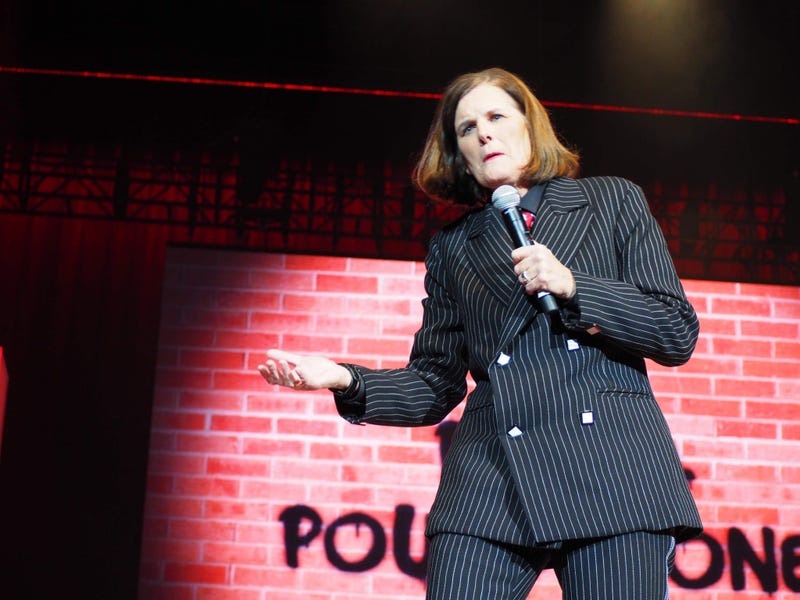 Paula Poundstone performs at USO Takeover at The Wharf