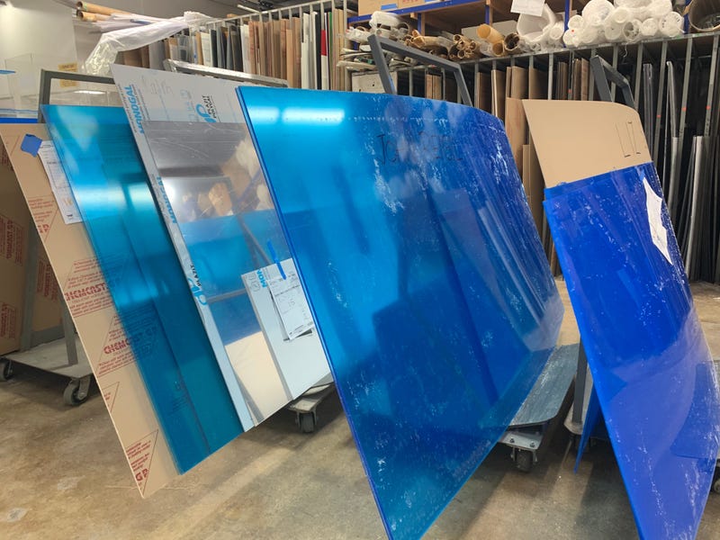 Businesses has picked up at San Francisco's TAP Plastics as restaurants and health care facilities look for protective barriers.