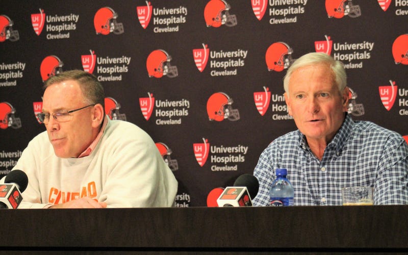 John Dorsey Jimmy Haslam Cleveland Browns fire Hue Jackson