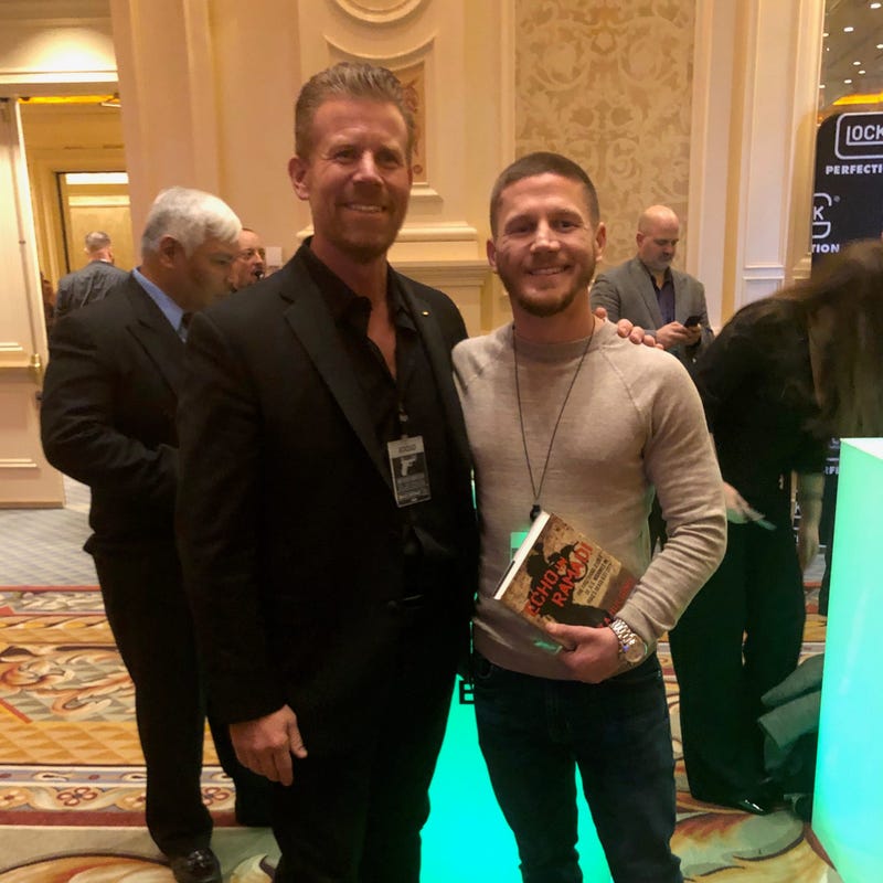 Scott Huesing and Medal of Honor Recipient Kyle Carpenter