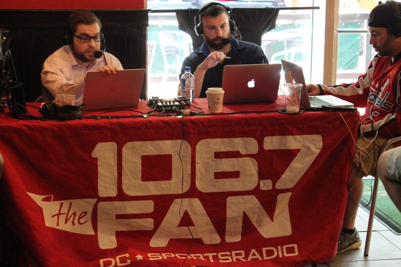 The 106.7 The Fan Street Team joins Grant & Danny as they broadcast live at The Greene Turtle during Game 1 of the Capitals vs. Lighting.