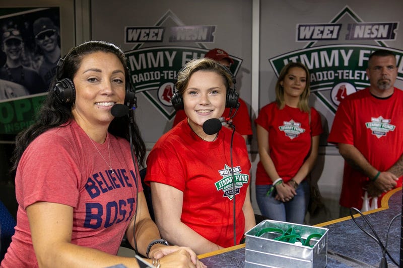 Madie Miller, 17, rhabdomyosarcoma, with mom Deanna Kaplan. 