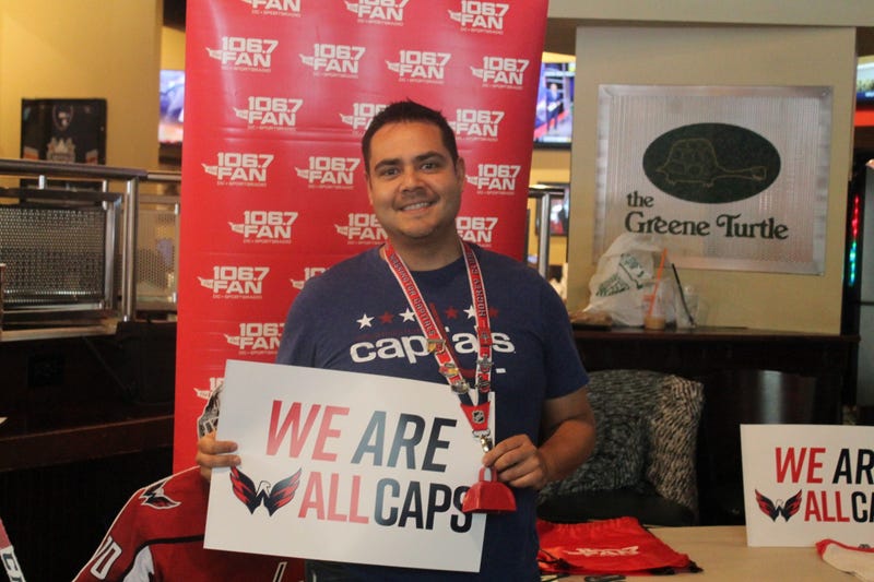 The 106.7 The Fan Street Team joins Grant & Danny as they broadcast live at The Greene Turtle during Game 1 of the Capitals vs. Lighting.
