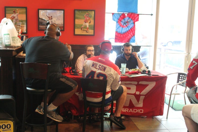 The 106.7 The Fan Street Team joins Grant & Danny as they broadcast live at The Greene Turtle during Game 1 of the Capitals vs. Lighting.