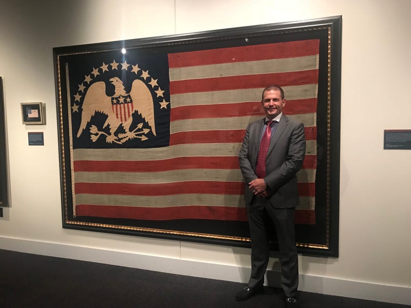 A rare collection of antique flags goes on display Friday at the Museum of the American Revolution.