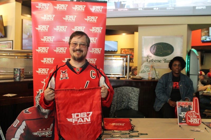 The 106.7 The Fan Street Team joins Grant & Danny as they broadcast live at The Greene Turtle during Game 1 of the Capitals vs. Lighting.