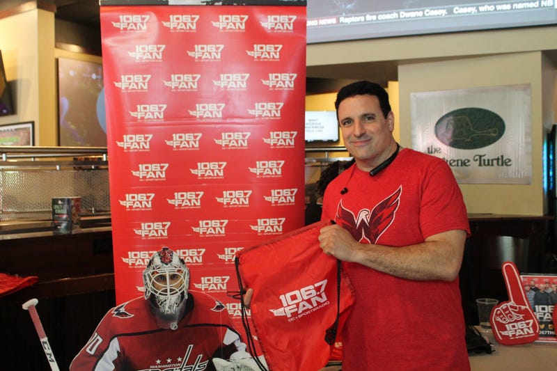 The 106.7 The Fan Street Team joins Grant & Danny as they broadcast live at The Greene Turtle during Game 1 of the Capitals vs. Lighting.