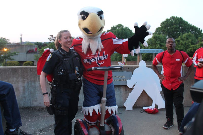 106.7 the Fan joins Capitals fans at Gateway Park to watch as the Caps take on the Lightning.