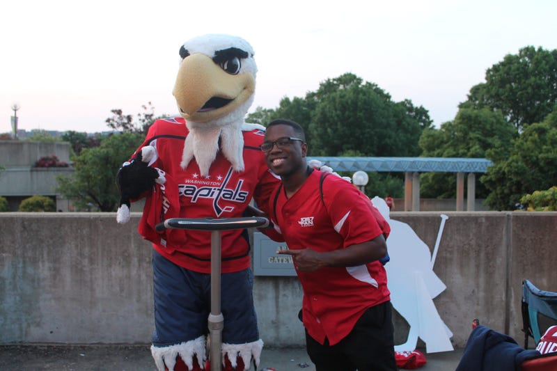 106.7 the Fan joins Capitals fans at Gateway Park to watch as the Caps take on the Lightning.