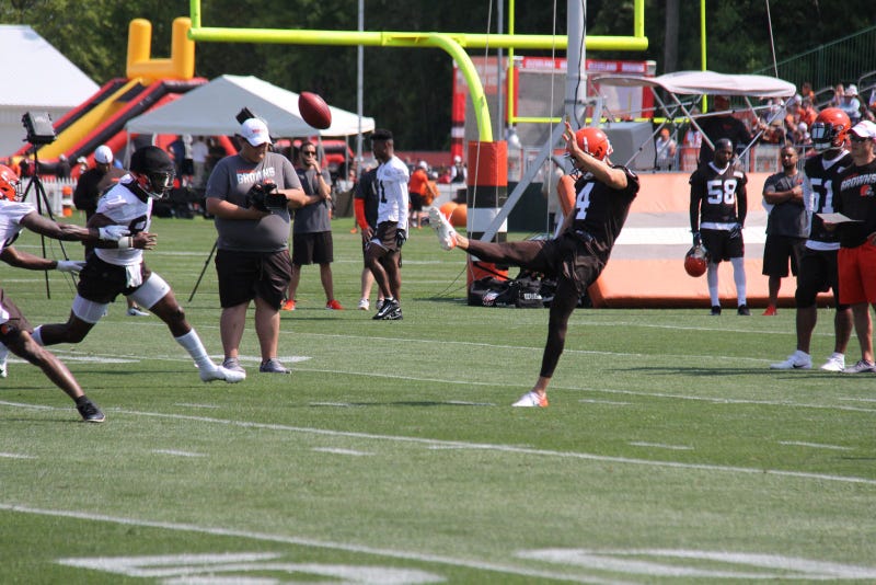Browns punter Britton Colquitt