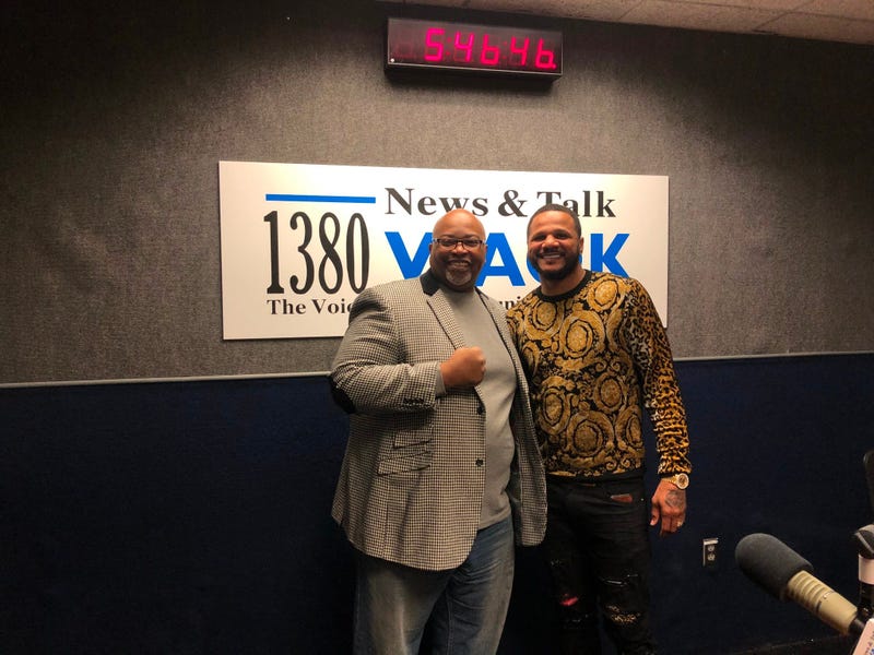 Derrick Boazman with Anthony Direll at WAOK